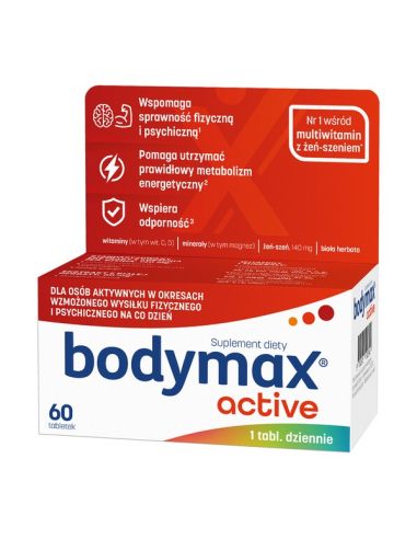 Bodymax Active, tabletki, 60szt