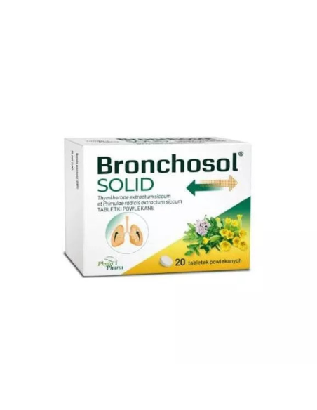Bronchosol Solid, tabletki powlekane, 20szt
