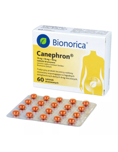 Canephron, tabletki drażowane, 60szt
