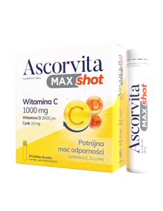 Ascorvita Max, shot, fiolki...