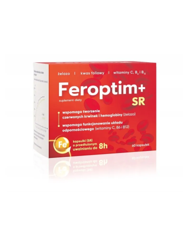 Feroptim+ SR, kapsułki, 60szt