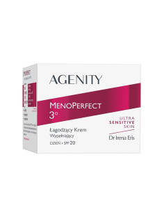 Agenity Menoperfect 3°, Łagodzący krem wypełniający na dzień SPF20, 50ml