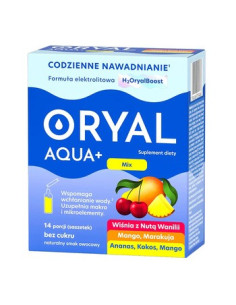 Oryal Aqua + Mix smaków, proszek w saszetkach, 14szt