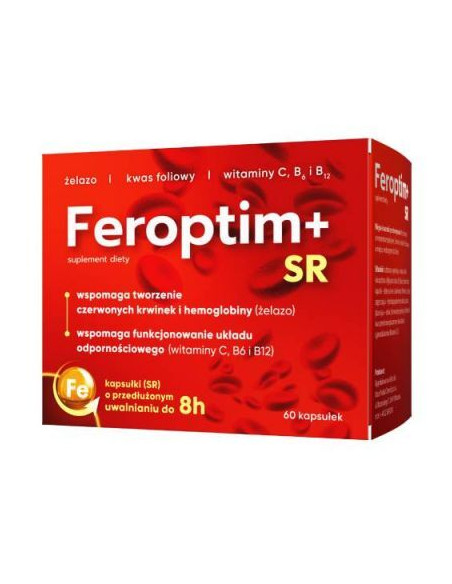 Feroptim+ SR, kapsułki, 60szt