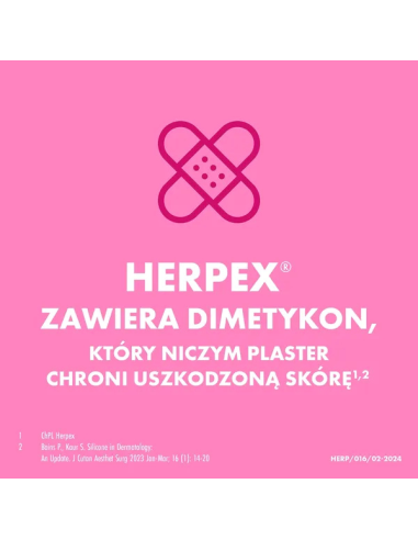 Herpex 5%, krem, 2 g