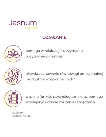 Jasnum mood, kapsułki, 30szt