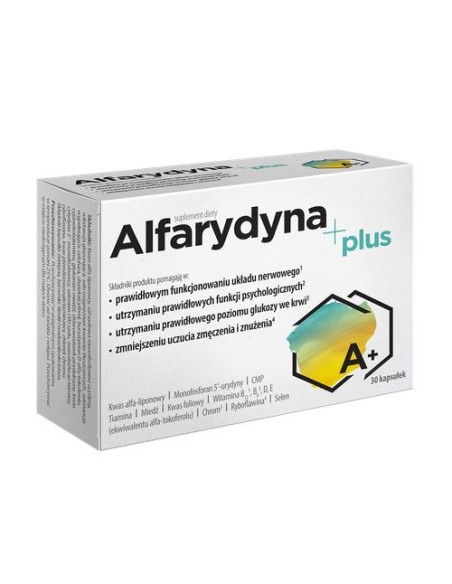 Alfarydyna Plus, kapsułki, 30szt