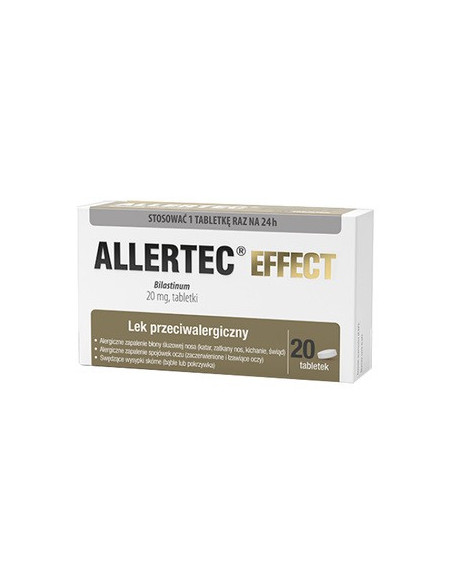 Allertec Effect 20mg, tabletki, 20 szt