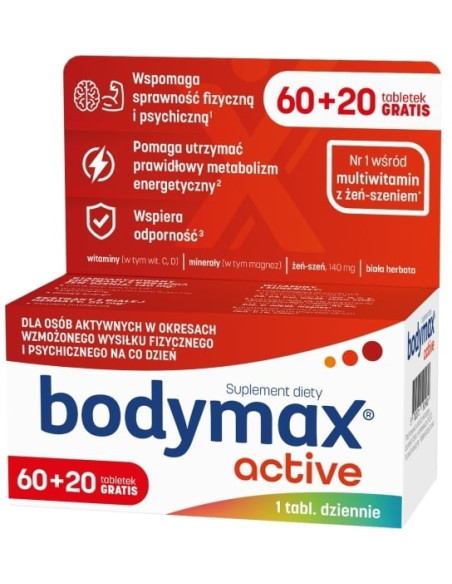 Bodymax Activ, tabletki 80szt