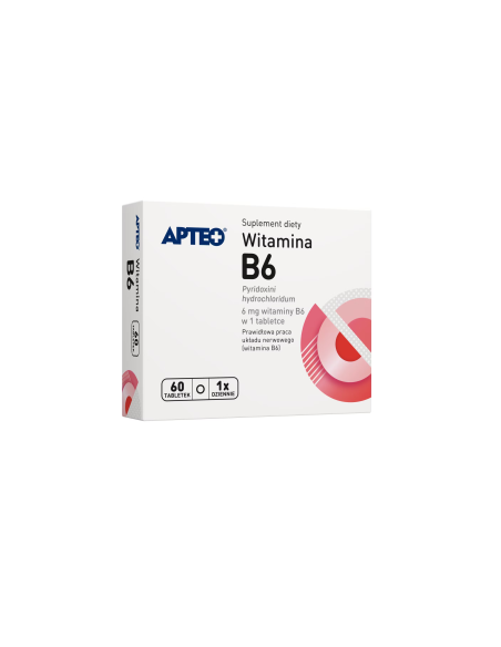 Apteo, Witamina B6, tabletki, 60szt