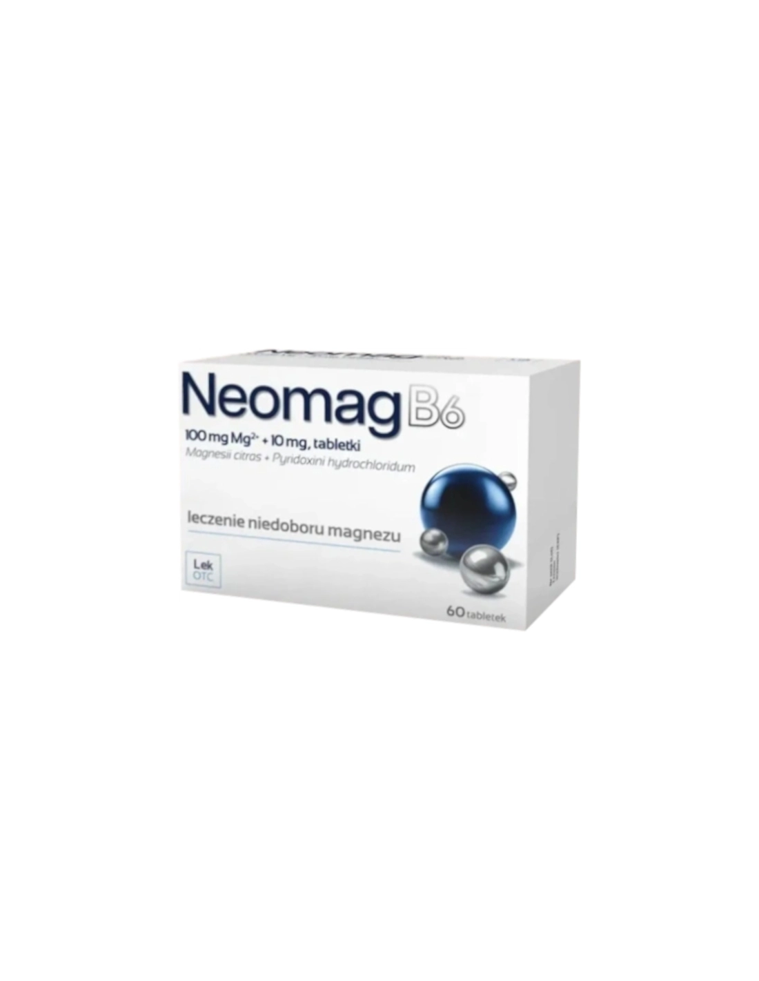Neomag Neomag B6, 100mg+10mg, tabletki, 60szt