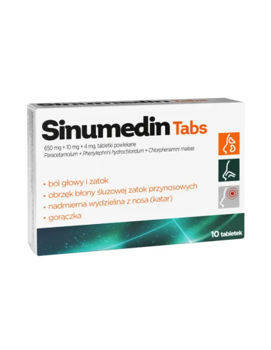 Sinumedin Tabs, tabletki, 10szt