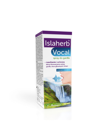 Islaherb Vocal, Spray do gardła, 30ml