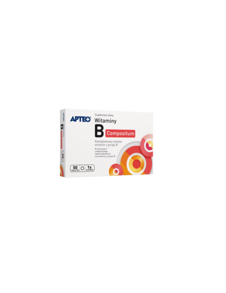 Apteo, Witaminy B Compositum, tabletki, 50szt