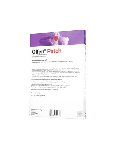 Olfen Patch 140 mg, plaster , 5 szt