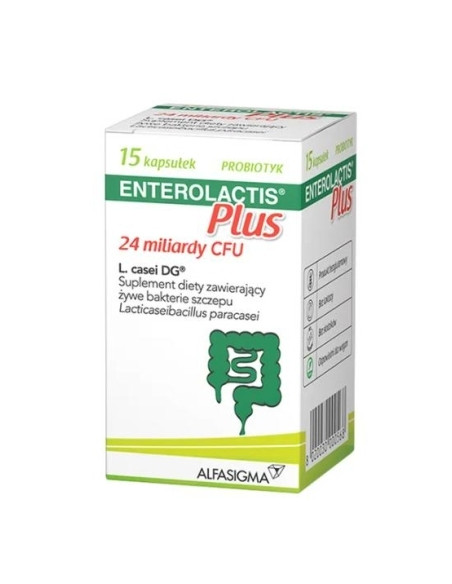 Enterolactis Plus, kapsułki, 15szt