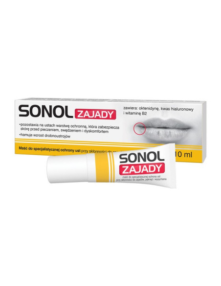 Sonol Zajady, maść do ust, 10ml