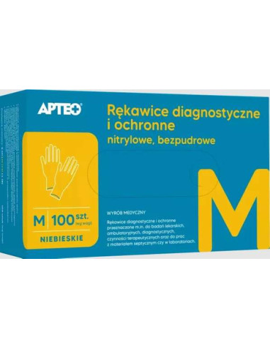Rękawice nitrylowe M APTEO