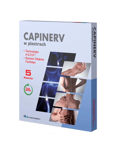 Capinerv plastry, 5 szt.
