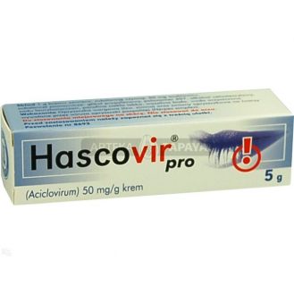 Hascovir Pro, krem 5%, 5 g