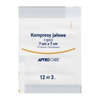 Apteo Care, kompresy gazowe...