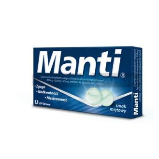 Manti, tabletki do żucia, 8...