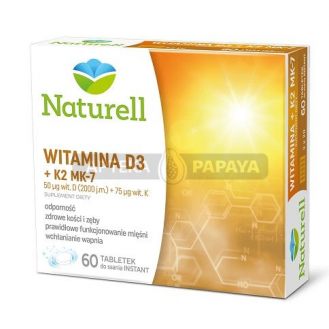 Naturell Witamina D3 + K2...